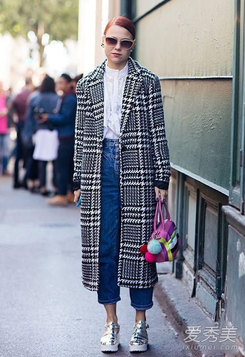 不要匆忙把它收起来!早春复古格子外套提升穿着技巧