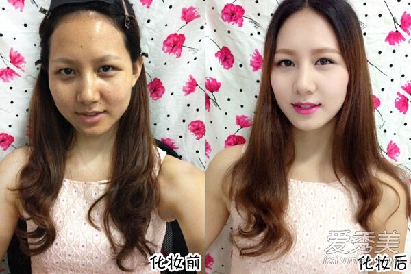 路人变成女神和现实展示甜美的生活妆(照片)