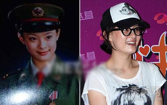 明星毕业照揭示整容前后女明星的变化