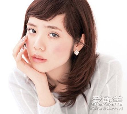 性感VS青春图形玫瑰粉色和橙色腮红画