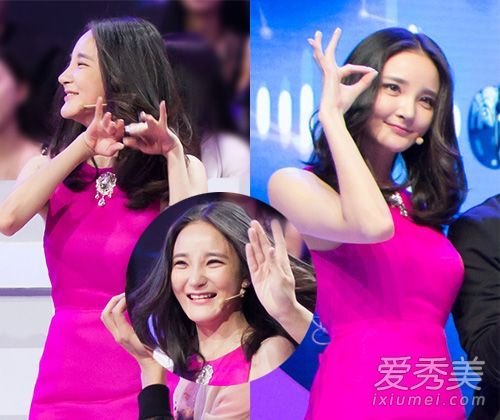 陆玉欣的下巴就要飞出去了。整形手术前后，照片都被曝光了。