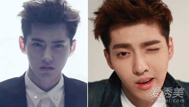 真实生活展示吴亦凡的眼妆画(照片)