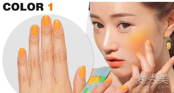 夏季流行美甲画DIY4浪漫美甲四季