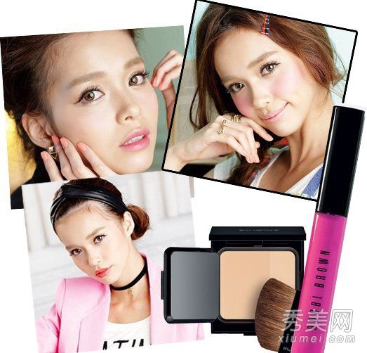 采访必须学习化妆师的柔粉、眉眼妆