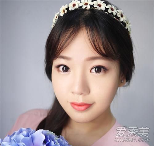 韩国桃花彩画创造清新柔美的气质