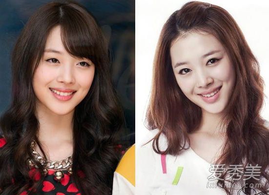 韩式睡蚕眼+咬唇模仿雪莉的甜美妆容