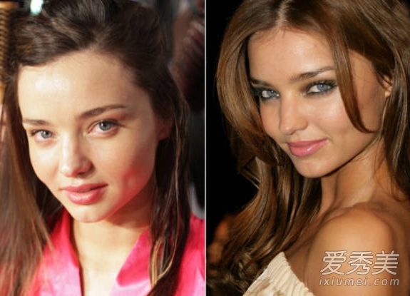 卸妆前后，14位国际超模中谁更可怕