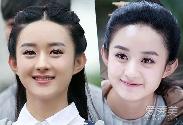 “华”赵粉嫩妆容