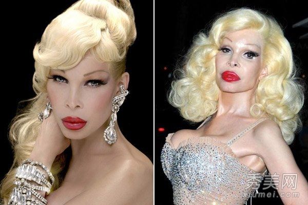 整形手术失败后，美胸香肠嘴名人变成女巫