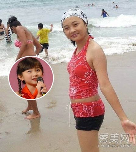 奶林展示泳装照90后女演员的容貌变美丑PK