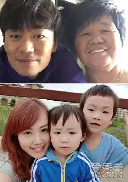 包强的孩子。高的女儿邢依赖她的母亲(照片)