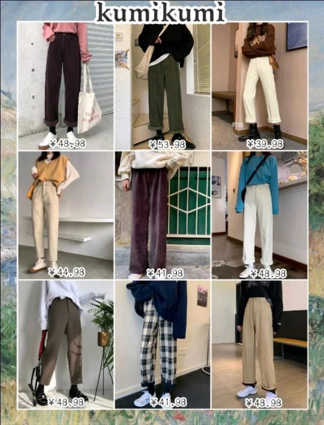 81款宽松阔腿裤,显瘦又百搭