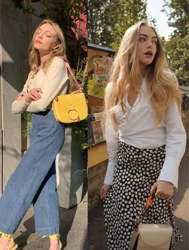 法式穿搭独有的高级感，这些穿搭休闲又时尚，光看看都是一种享受