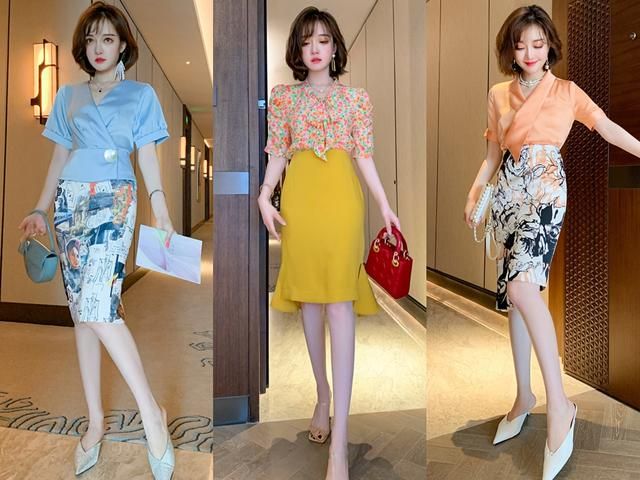穿搭|50套优雅妩媚的裙装，美美过夏天