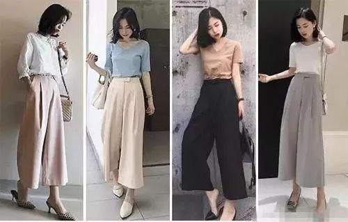 阔腿裤的各种类型,如何搭配才更时尚,教你穿出不一样的时尚!