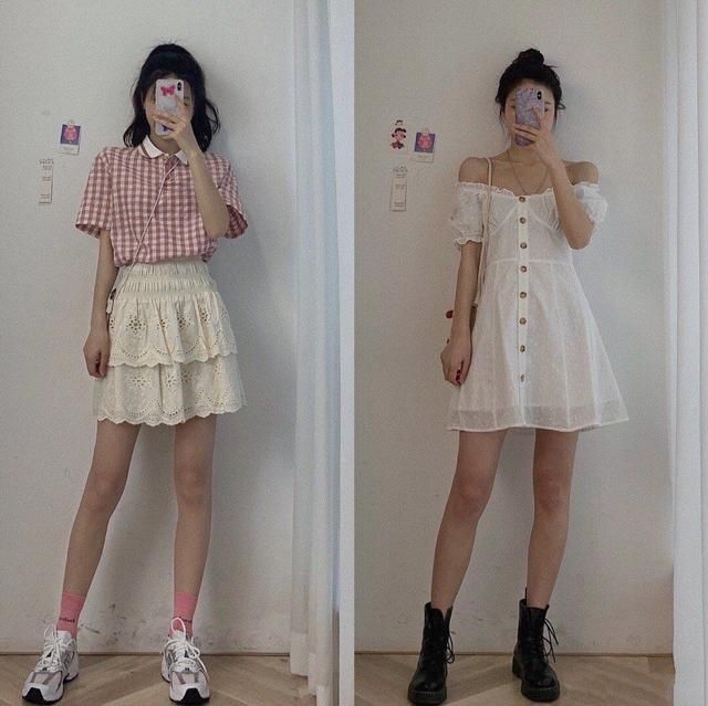 穿搭新鲜感每个人都有！夏天多尝试不同搭配，造型可甜可盐