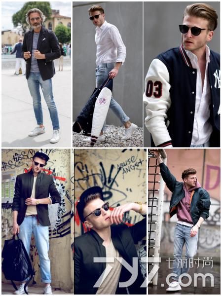 浅蓝色牛仔裤配什么上衣好看? 秋天穿出清新阳光feel