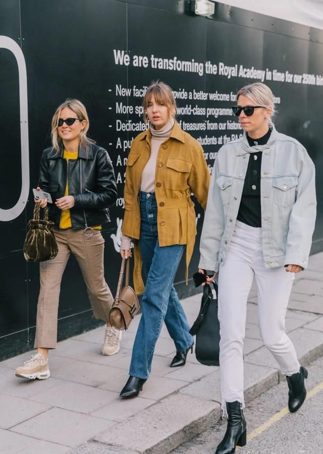 人人都有的牛仔裤,这样搭配起来,时髦高级又有气质!