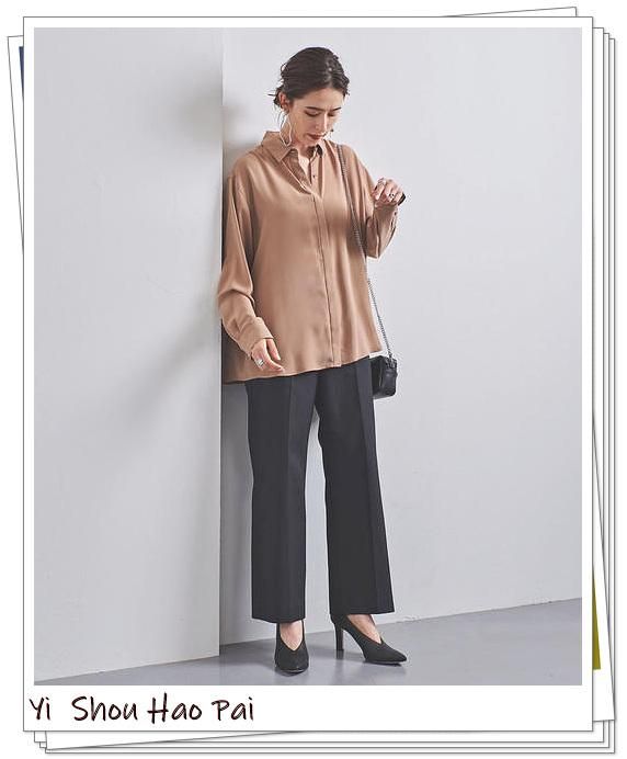 阔腿裤的30种春季新鲜搭配，享受流行的日系轻熟风