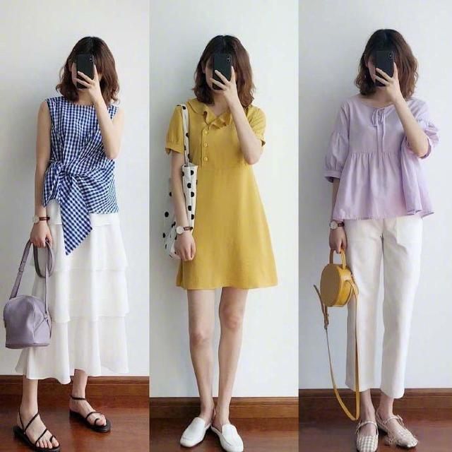 夏天出游穿搭很苦恼？推荐27套小清新搭配，简约时髦又百搭