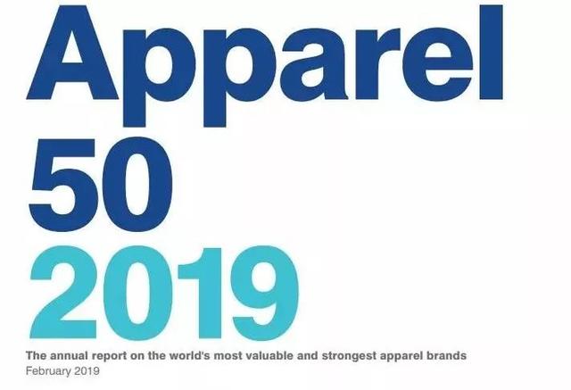 0個2019全球最具價值服飾品牌，中國2個品牌上榜！"